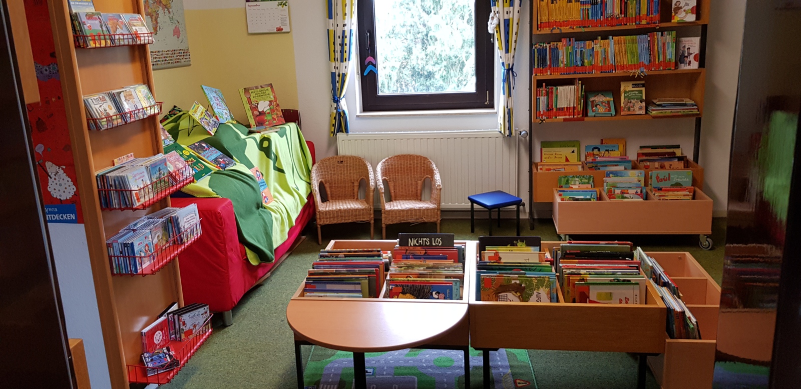 Blick in die Kinderbücherei